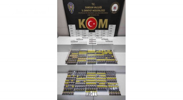 1128 paket gümrük kaçağı sigara ele geçirildi