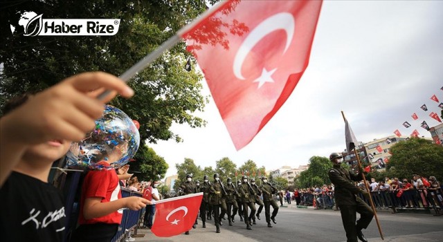 30 Ağustos Zafer Bayramı coşkuyla kutlanıyor