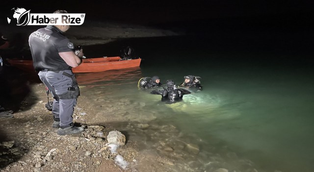 Baraj gölüne düşen aracın sürücüsünün cesedine ulaşıldı