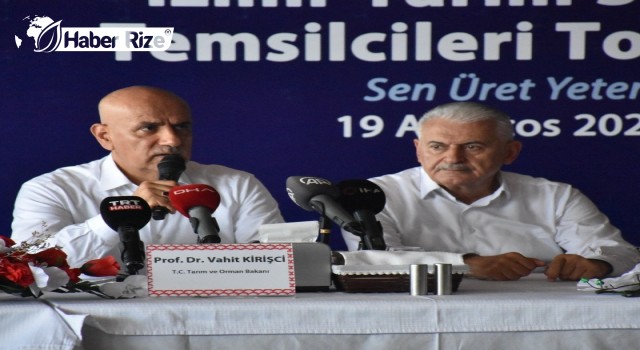 Binali Yıldırım, tarım sektörü temsilcileri toplantısında konuştu