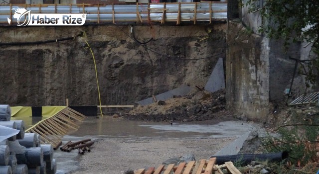 Bolu'da toprak kayması doğal gaz hattını kopardı