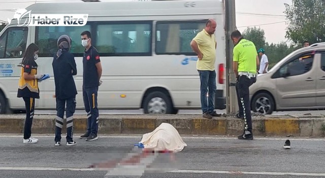 Çarpışma sonucu bisikletli genç hayatını kaybetti