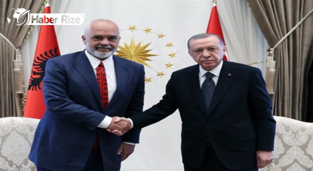 Cumhurbaşkanı Erdoğan, Arnavutluk Başbakanı Edi Rama ile görüştü