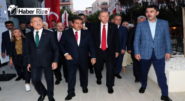 Erdoğan, kentsel dönüşüm hak sahibi ailenin evine konuk oldu