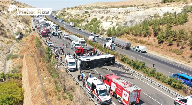 Gaziantep'teki kazada 5'i ağır 13 kişinin tedavisi sürüyor