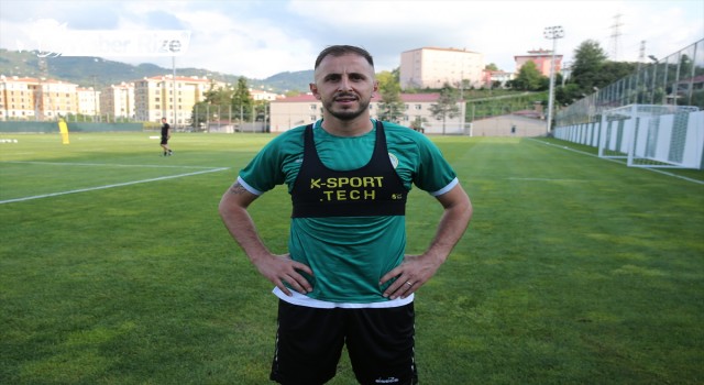 Giresunspor'un kaptanı Zeki Yavru, yeni sezondaki hedeflerini anlattı: