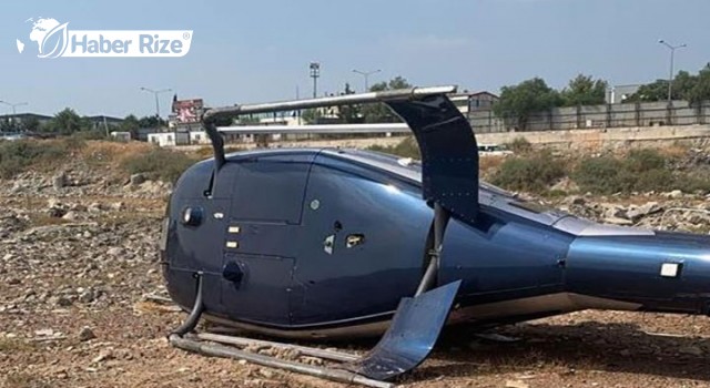 Helikopter kazası: 2 yaralı