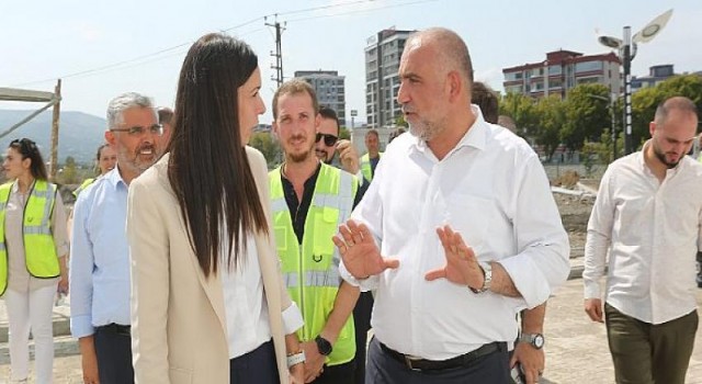 Milletvekili Karaaslan ve Başkan Sandıkçı Canik Keşif Kampüsü’nde