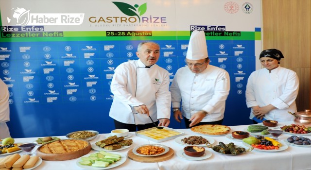 Rize'nin yöresel lezzetleri "2. GastroRize Festivali" ile tanıtılacak