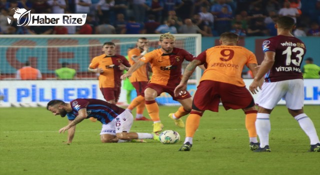 Trabzonspor ile Galatasaray 0-0 berabere kaldı