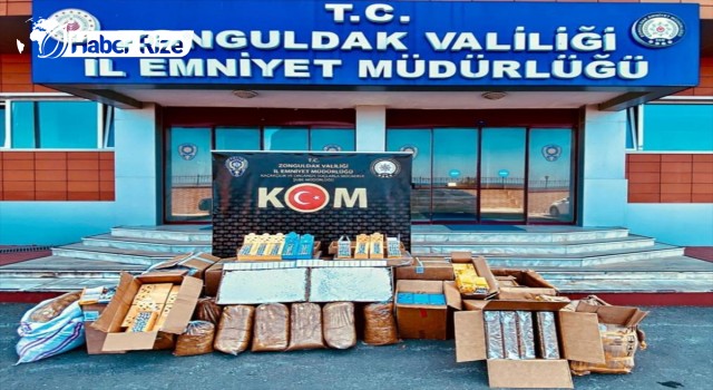 Zonguldak'ta 188 Bin Makaron Ele Geçirildi