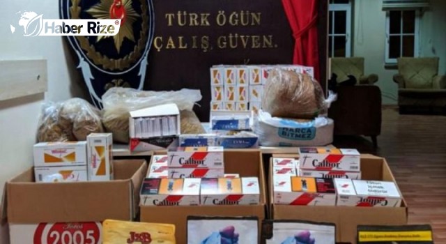 24 kilo 380 gram kaçak tütün ele geçirildi