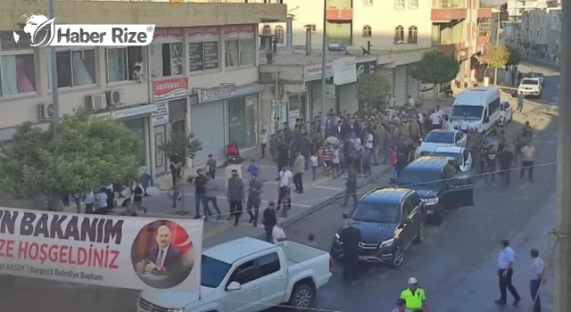 Dargeçit esnafı kepenk kapattı, Soylu'nun ziyareti yarıda kaldı