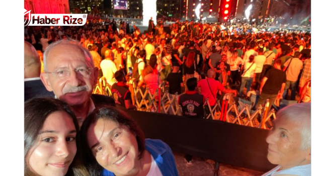 Kılıçdaroğlu, Tarkan konserinden selfie paylaştı