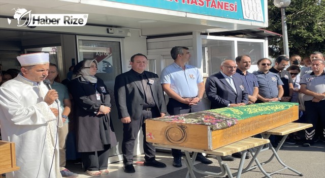 Ordu'da hayatını kaybeden hemşire için çalıştığı hastanede tören düzenlendi