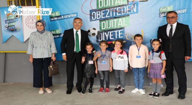 Rize'de "Dijital Obeziteden Dijital Diyete" projesinin tanıtımı yapıldı