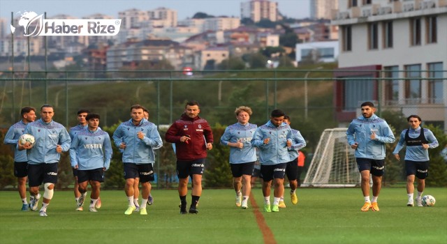 Trabzonspor, Kayserispor maçı hazırlıklarını sürdürdü