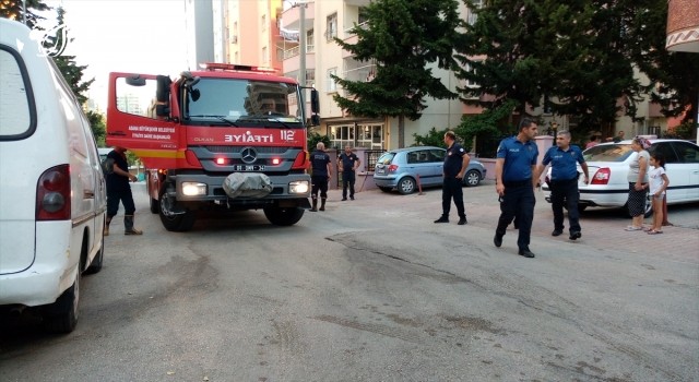 Yangında dumandan etkilenen kişi hastaneye kaldırıldı