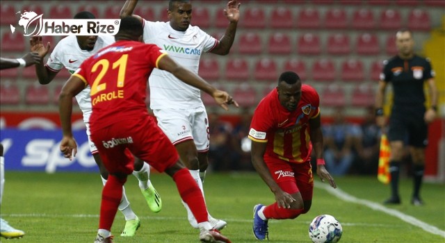 Yukatel Kayserispor sahasında Fraport TAV Antalyaspor'u yendi