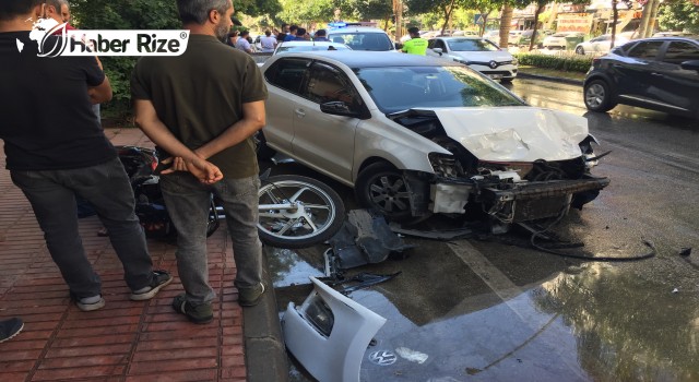 Zincirleme trafik kazasında motosiklet sürücüsü yaşamını yitirdi