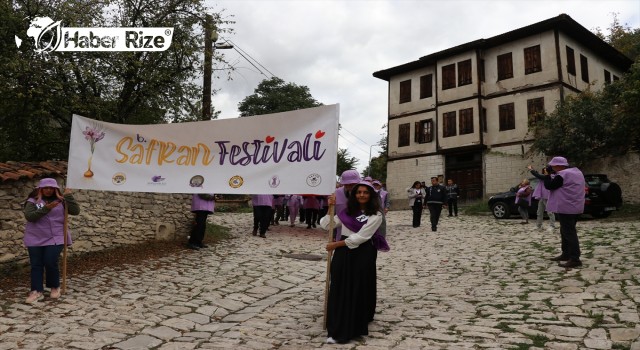 "6. Safran Festivali" kortej yürüyüşüyle başladı