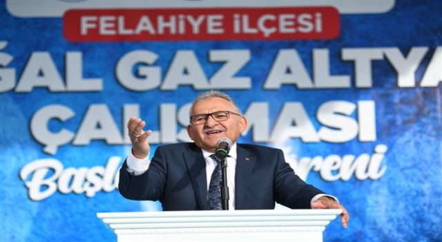 Başkan Büyükkılıç: ”Doğalgaz bizim için olmazsa olmazımızdı”