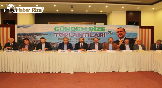 Gündem Rize toplantılarının 8.cisi gerçekleştirildi