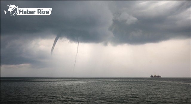 İskenderun Körfezi'nde 3 hortum oluştu