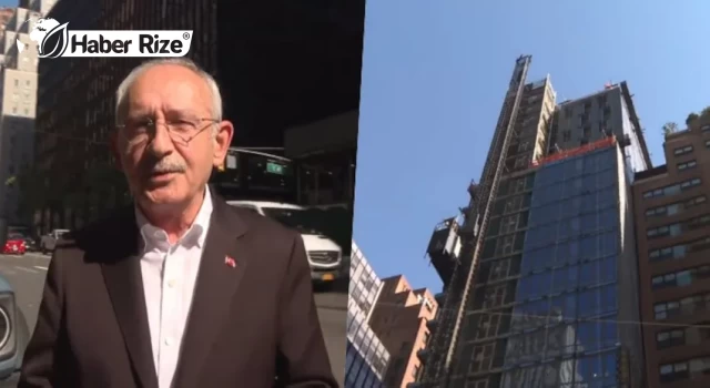 Kılıçdaroğlu Manhattan'da video çekti: 'Tanıdığım bir ailenin gökdeleni'