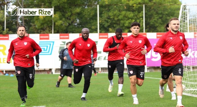 Samsunspor, Altınordu maçının hazırlıklarını sürdürdü