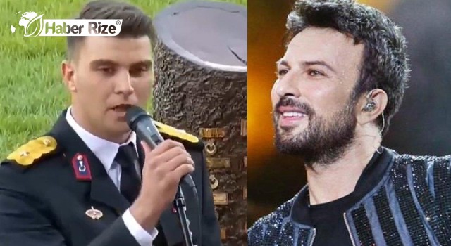 Tarkan'dan teğmene tebrik paylaşımı