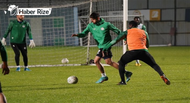 Rizespor, Kırklarelispor maçı hazırlıklarına başladı