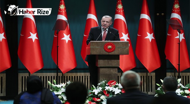 Cumhurbaşkanı Erdoğan, kabine sonrası açıklama yaptı