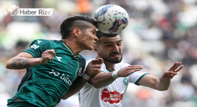 Konyaspor-Bitexen Giresunspor karşılaşması 0-0 berabere bitti