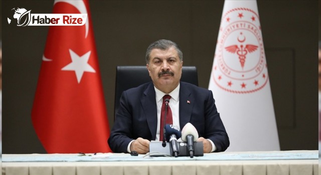 Bakan Koca: aşıyla tedbirlerin önemine vurgu yaptı