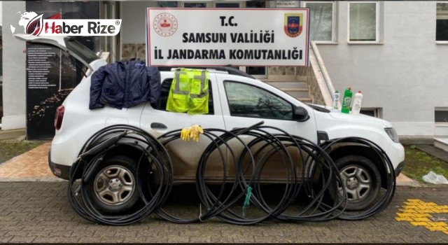 Samsun'da 2 hırsızlık şüphelisi tutuklandı