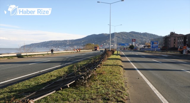 Karadeniz Sahil Yolu Çayeli-Trabzon istikameti ulaşıma açıldı