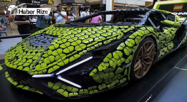 LEGO’nun gerçek boyutlu Lamborghini Sian FKP 37 modeli İstanbul’da