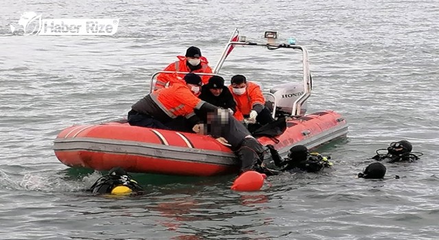 Rize’de kayıp kişinin cesedi denizde bulundu