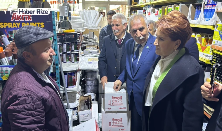 İYİ Parti Genel Başkanı Akşener, Karabük’te konuştu