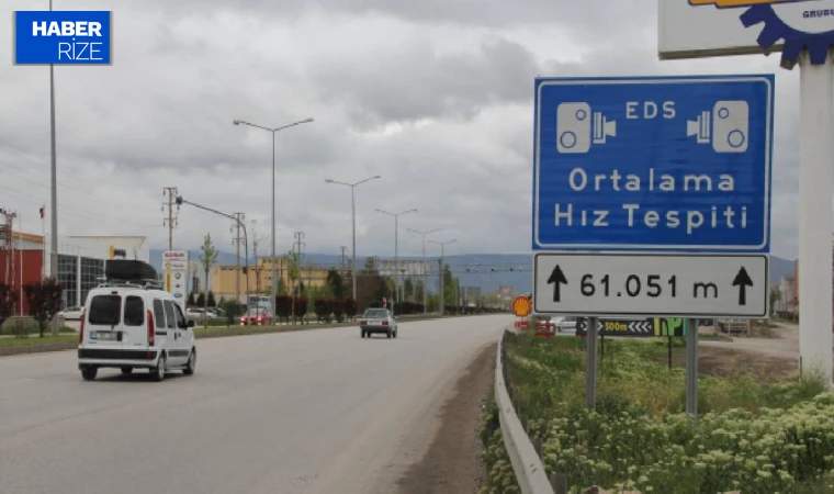 Rize'de Trafikte Güvenlik İçin Yeni Adım: Ortalama Hız İhlal Tespit Sistemleri Devrede