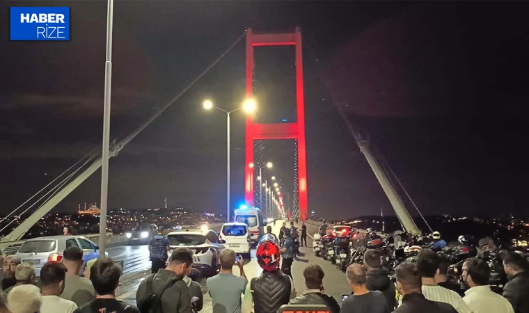 15 Temmuz Şehitler Köprüsü trafiğe kapatıldı