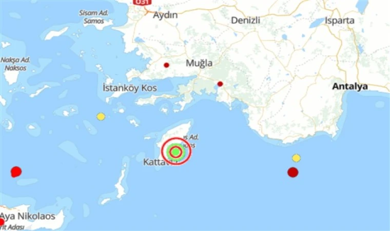 Akdeniz’de deprem