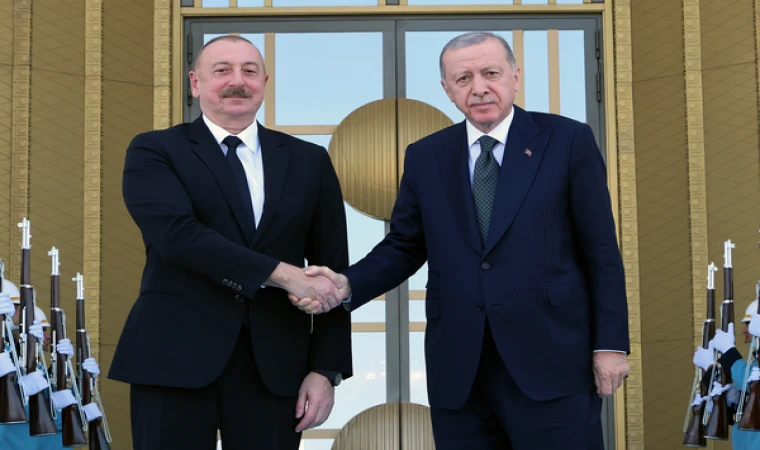 Cumhurbaşkanı Erdoğan, Azerbaycan Cumhurbaşkanı Aliyev ile görüştü