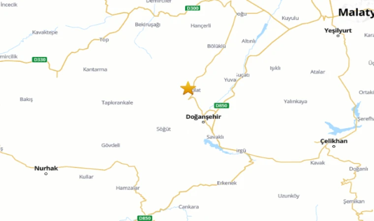 Malatya’da deprem