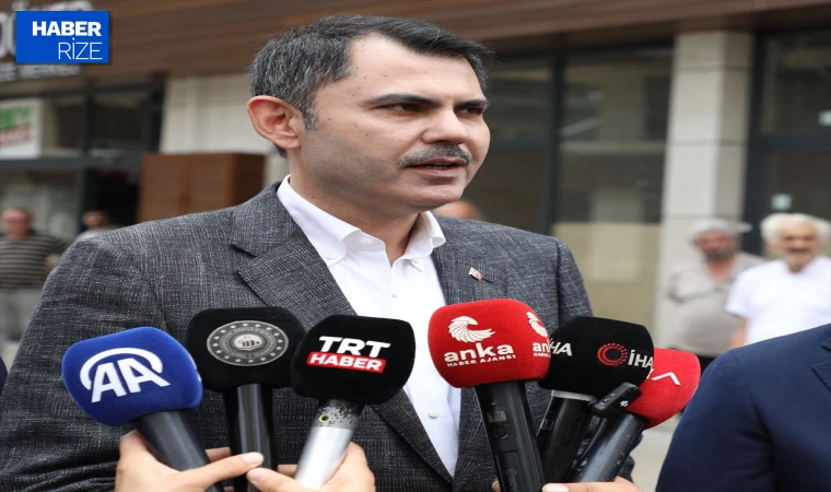 Bakan Murat Kurum "Yıkılan otellerin yerine hiçbir yapı yapılmayacak"