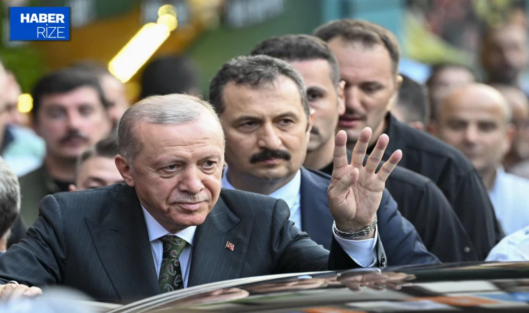 Cumhurbaşkanı Erdoğan, Rize'nin Güneysu ilçesinde vatandaşlara hitap etti
