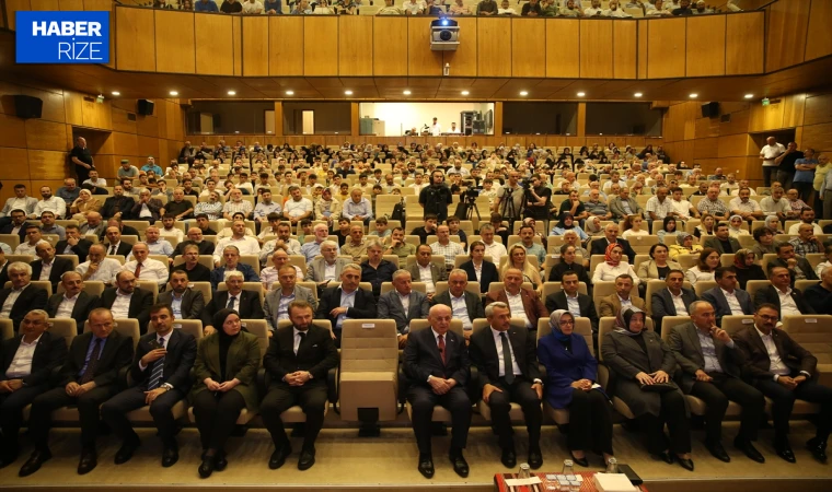 Eski TBMM Başkanı Kahraman, Rize’de ”15 Temmuz” söyleşisinde konuştu: