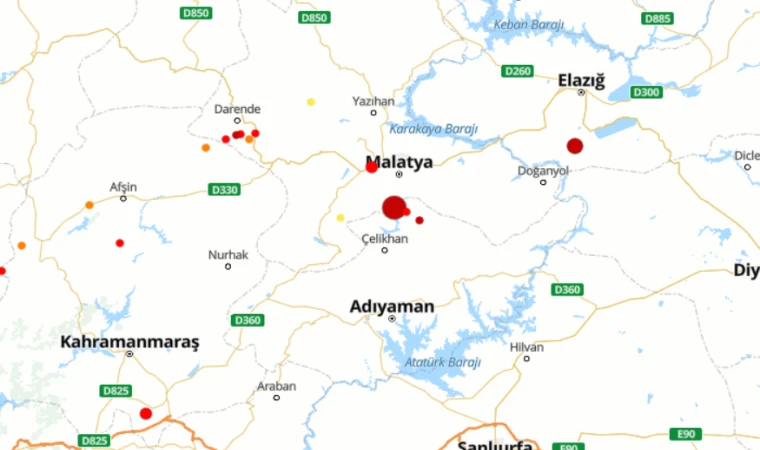 Malatya’da deprem