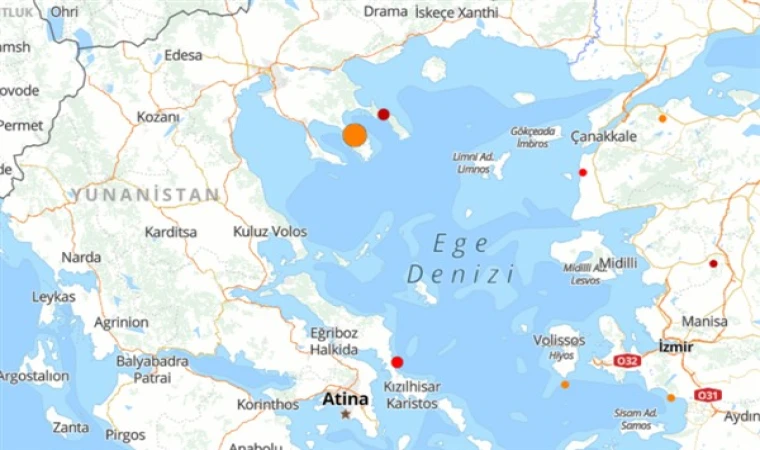 Yunanistan’da deprem